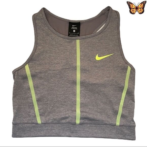 NIKE Pro Hypercool Mesh Cropped Racerback Size Small - Picture 1 of 13